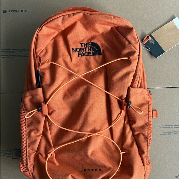 The North Face Jester Laptop Backpack Iron Bronze Dark Heather Orange One Size - Picture 7 of 15
